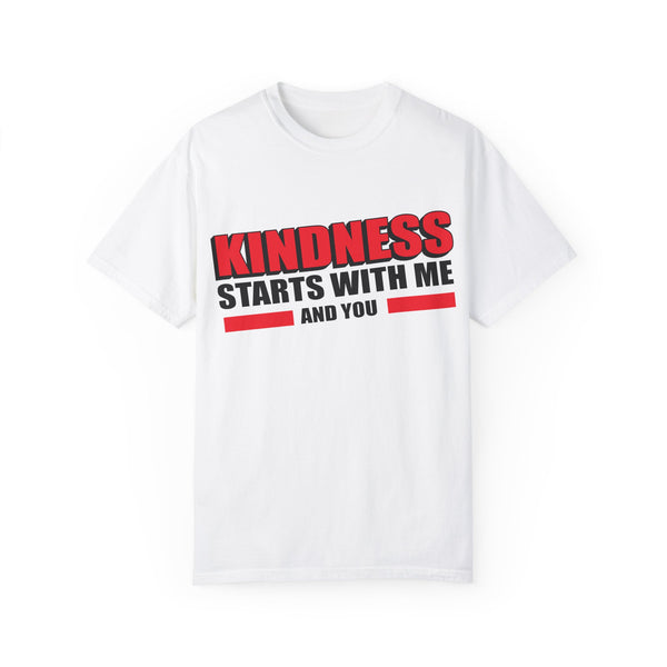 Kindness Starts With Me and You Advocate Unisex Softstyle T-Shirt for Adults and Youth; Anti-Bullying Campaign Tee Style 2