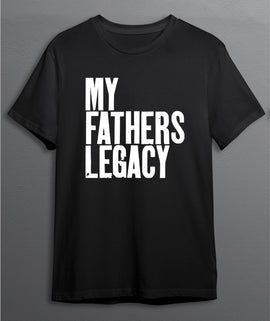 My Father's Legacy Soft-Style T-Shirt with round neck, short sleeve.  Father's Day Tee for Adults
