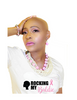 "Rocking My Baldie T-Shirt for Bald Head Women; Round neck and short sleeve