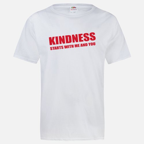 Kindness Starts With Me and You Advocate Unisex Softstyle T-Shirt for Adults and Youth; Anti-Bullying Campaign Tee